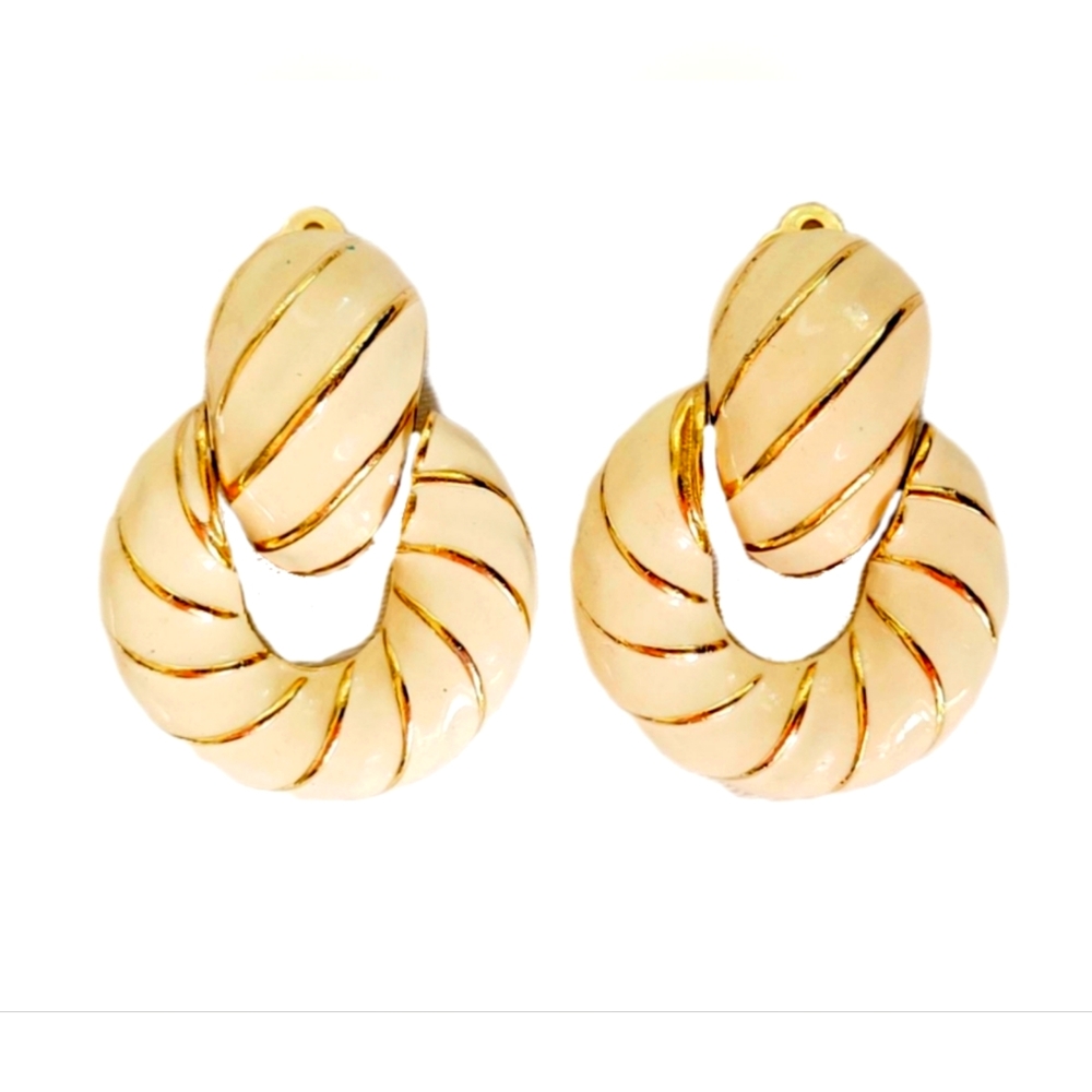 Enamel Kenneth Lane Earrings